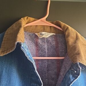 Men's Lined Denim Coat